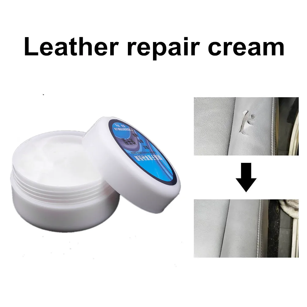 

Car Leather Repair Cream leather Scratch Cracks restoration paste Balm Patch kit For Car Seats Sofa shoes bag Vinyl not liquid