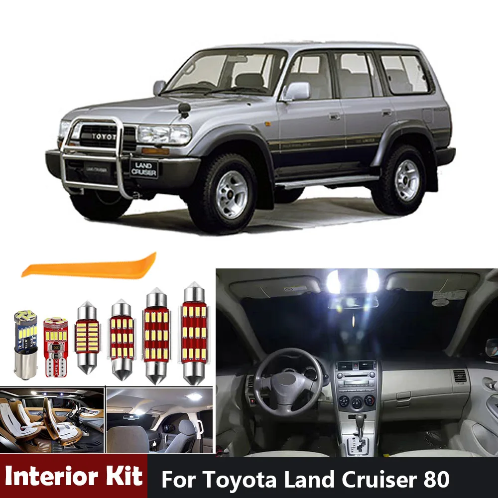 Комплект светодиодные лампы для освещения салона автомобиля Canbus Toyota Land Cruiser 80