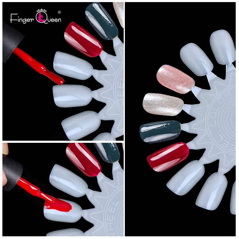 3 шт. 18 видов цветов диаграммы Nail Art Демонстрационный стеллаж Гель-лак Дисплей