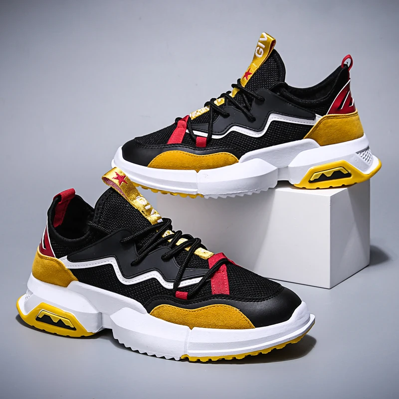 Новейшие мужские кроссовки Mars массивные баскетбольные тройные массажные