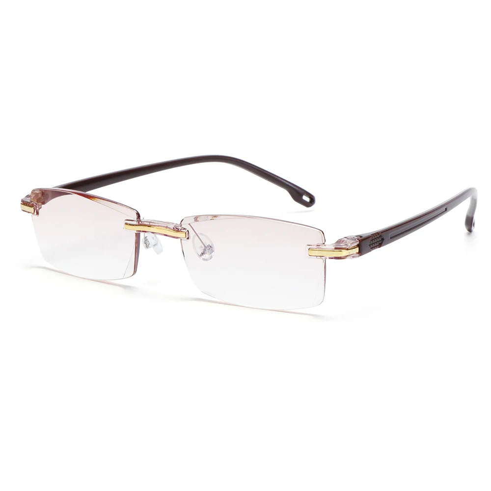 

Unisex Ultralight Rimless Reading Glasses Anti Blue Light Radiation Computer Presbyopia Glasses Hyperopia Readers Eyeglasses