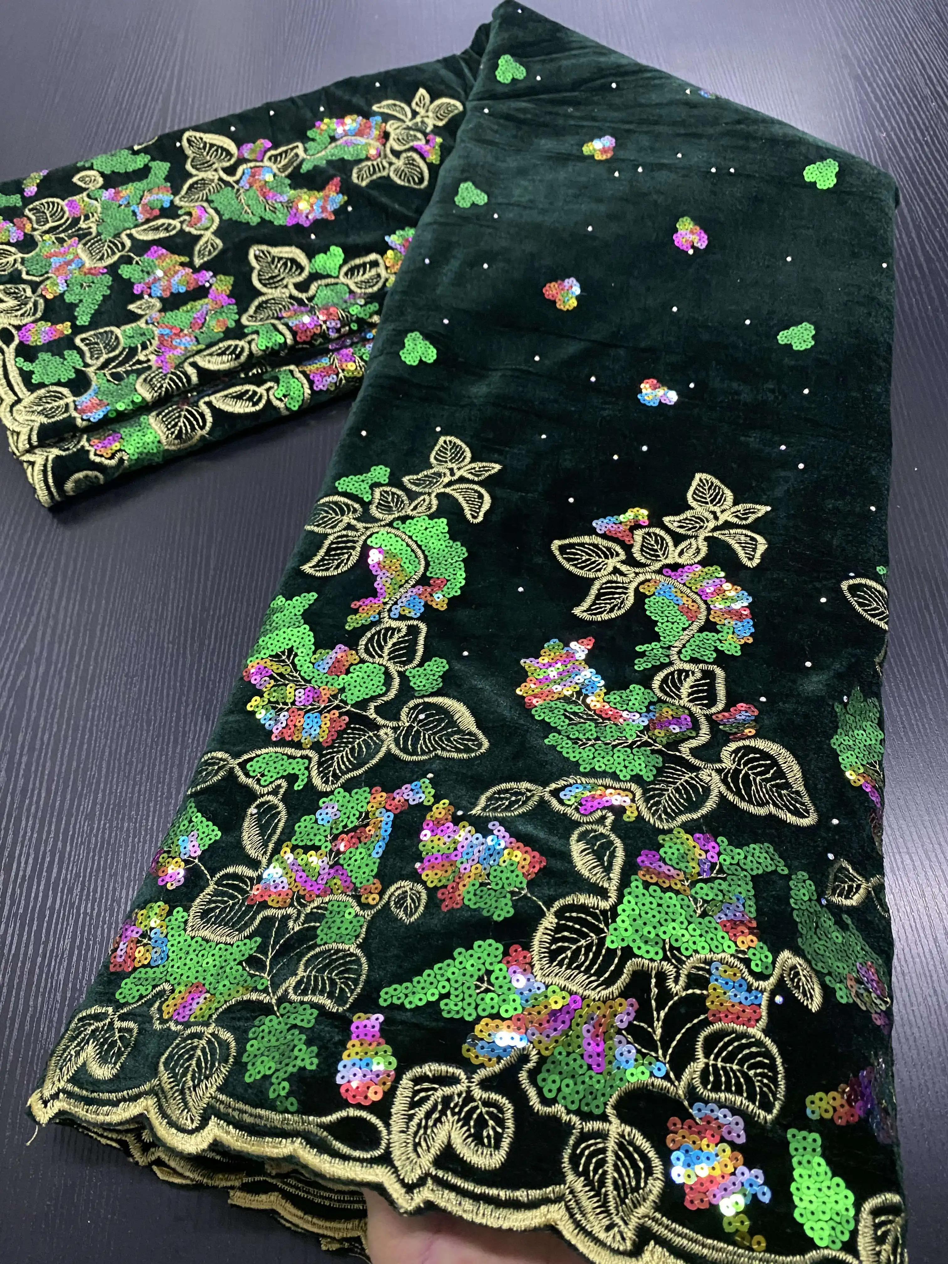 Африканская бархатная кружевная ткань 2020 высококачественное кружево