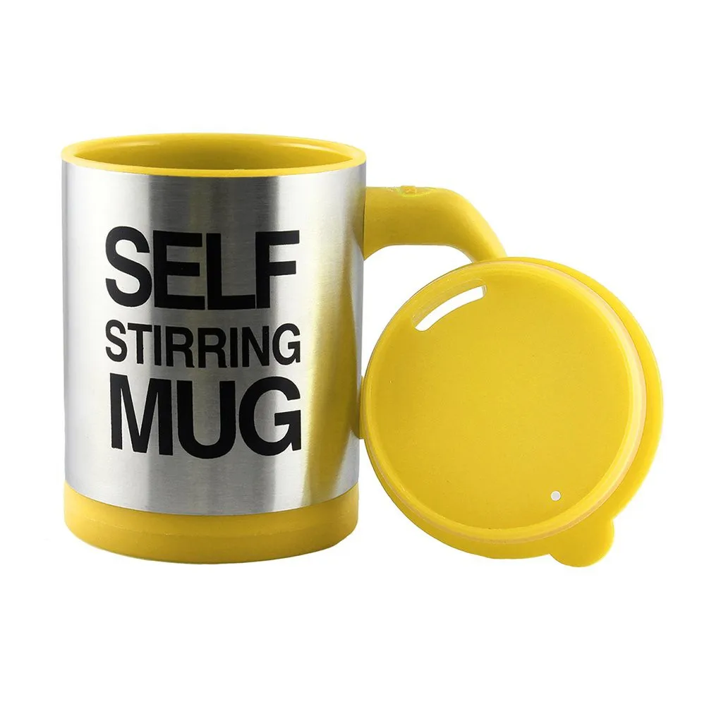 400ML Self Stirring Mug Stainless Steel Mix Coffee Tea Cup with Lid Automatic Electric Lazy Milk Mixing Auto | Дом и сад