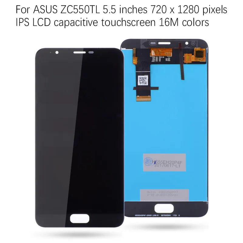 5 для ASUS Zenfone 4 Max PLUS ZC550TL X015D ЖК дисплей кодирующий преобразователь сенсорного