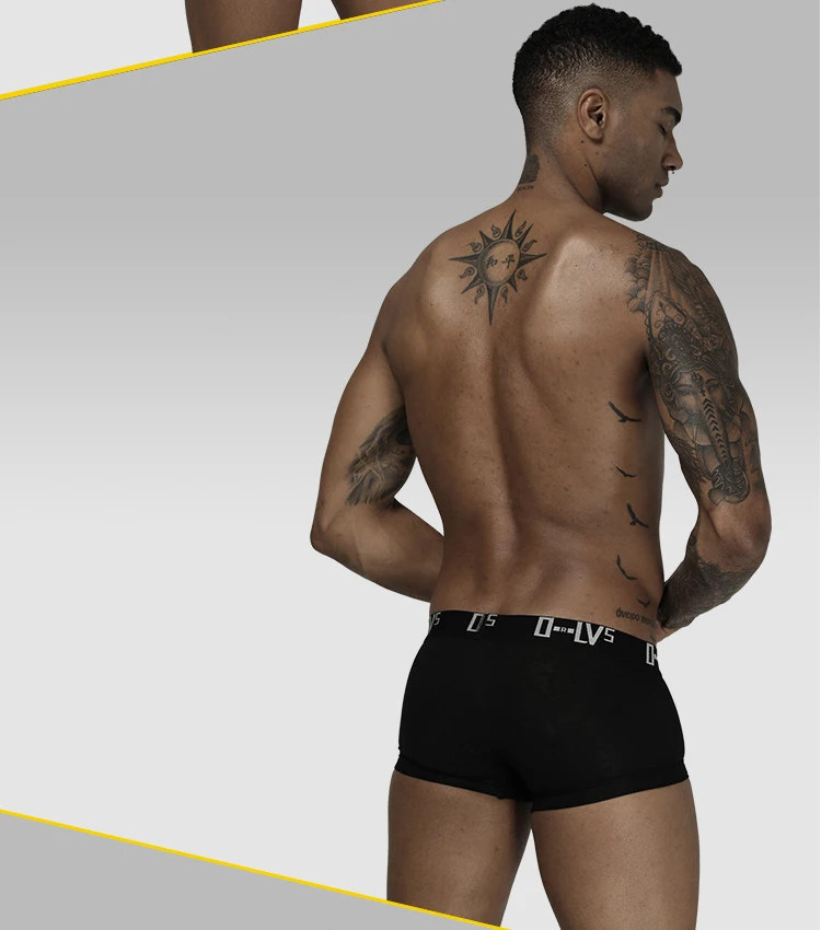 ORLVS Мужское нижнее белье пикантные трусы-боксеры хлопок Cueca Masculina дышащие мужские трусы Ropa Interior Hombre мужские трусы-боксеры U Pouch