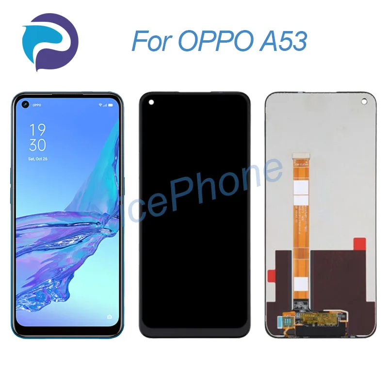 

for OPPO A53 LCD Display Touch Screen Digitizer Assembly Replacement 6.5“ CPH2127, CPH2131 A53 2020 Screen display LCD