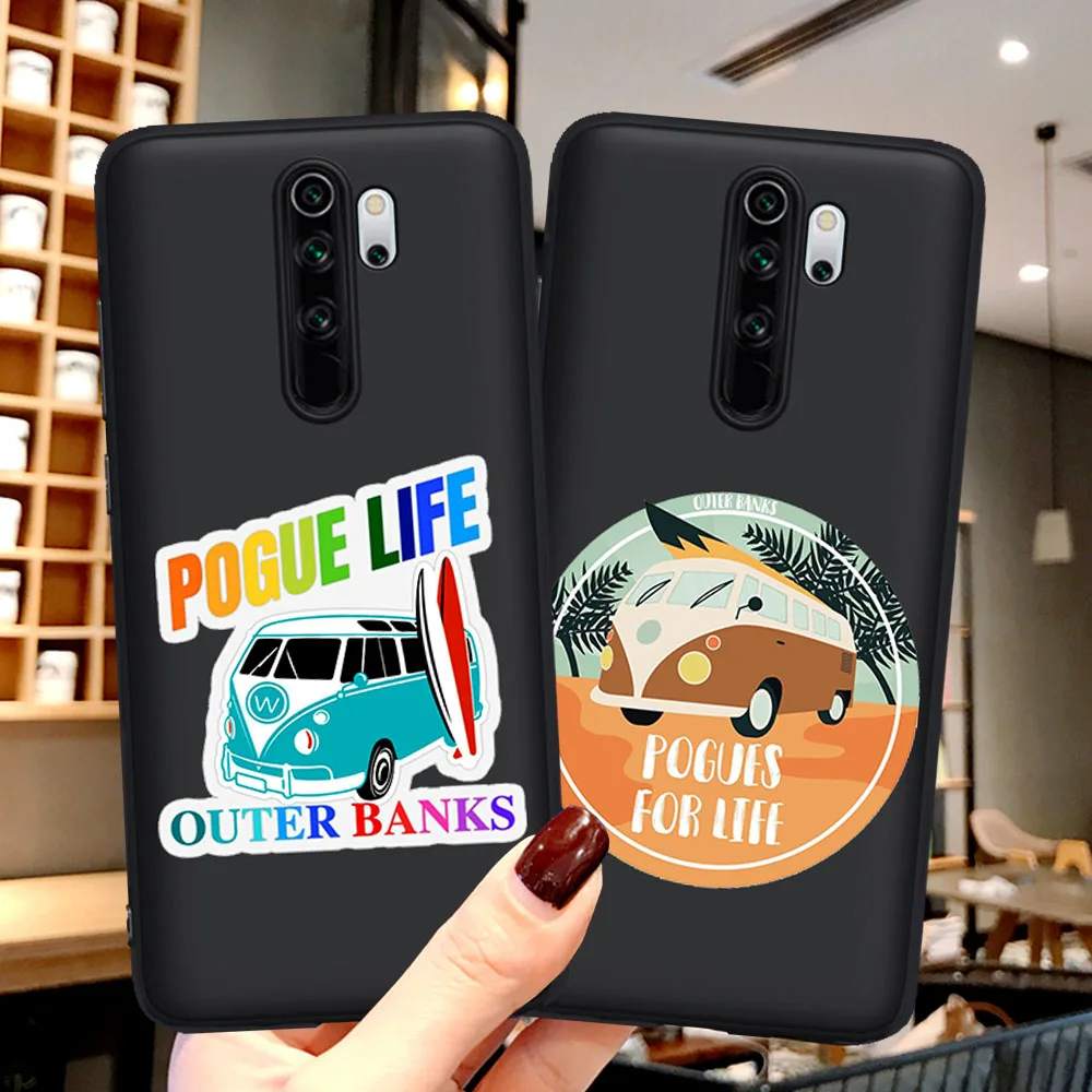 

Pogue Life Outer Banks - Livin' OBX Black Soft TPU Phone Case For Xiaomi Mi 9TPro Redmi Note 5 7 8 8T 9 10 K20 Pro Coque Fundas