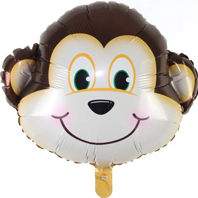 Гелиевый латексный Лев в зоопарке Зебра Декор воздух корова обезьяна джунгли