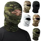 Камуфляжная армейская тактическая маска на все лицо для езды на велосипеде и активного отдыха, походные шарфы, Охотничья крышка с капюшоном, головной чехол для лица