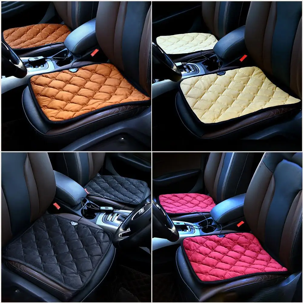 Универсальная нагревательная Подушка на сиденье автомобиля 12 В 20 Вт 4 цвета |