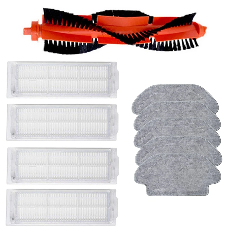 

Main Brush Hepa Filter Mop Cloth for Xiaomi Mijia STYJ02YM Mi Mop Pro for Viomi V2 PRO V3 SE V-RVCLM21B