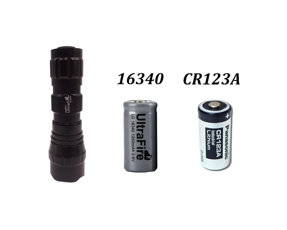 Супер Мини WF-501A фонарик XM-L2 10W небольшая Портативный высокое яркий фонарь CR123A 16340
