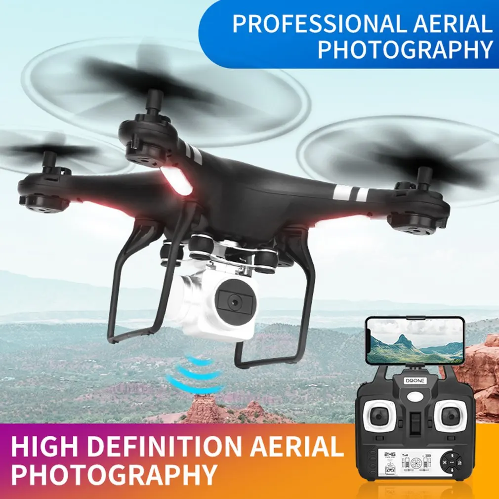 Дрон SH5HD FPV с камерой 1080P Wi-Fi, Радиоуправляемый квадрокоптер, видео в реальном времени, высота 2,4 ГГц, 4 канала, 6 осей, гироскоп, Радиоуправляемый Дрон, вертолет