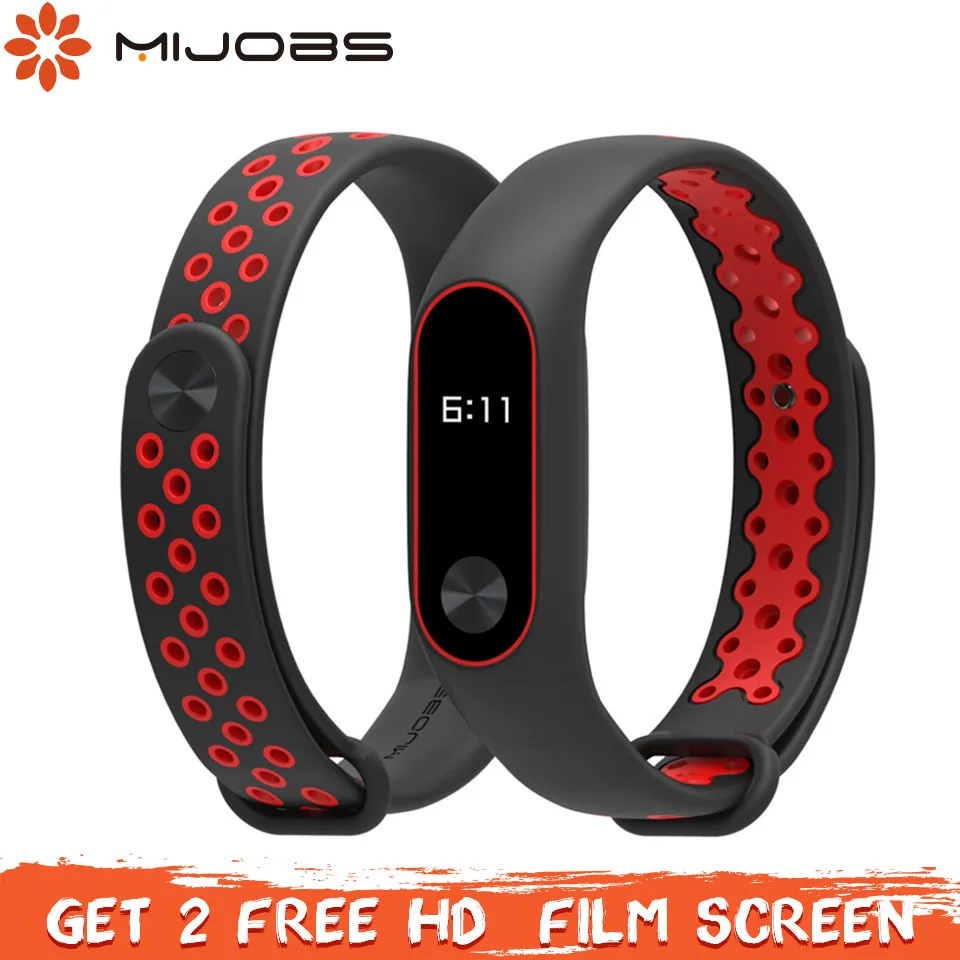 Браслет mi jobs для Xiaomi mi band 2 ремешок mi Band 2 ремешок на запястье аксессуары умный Браслет спортивный силиконовый mi Band 2 ремешок