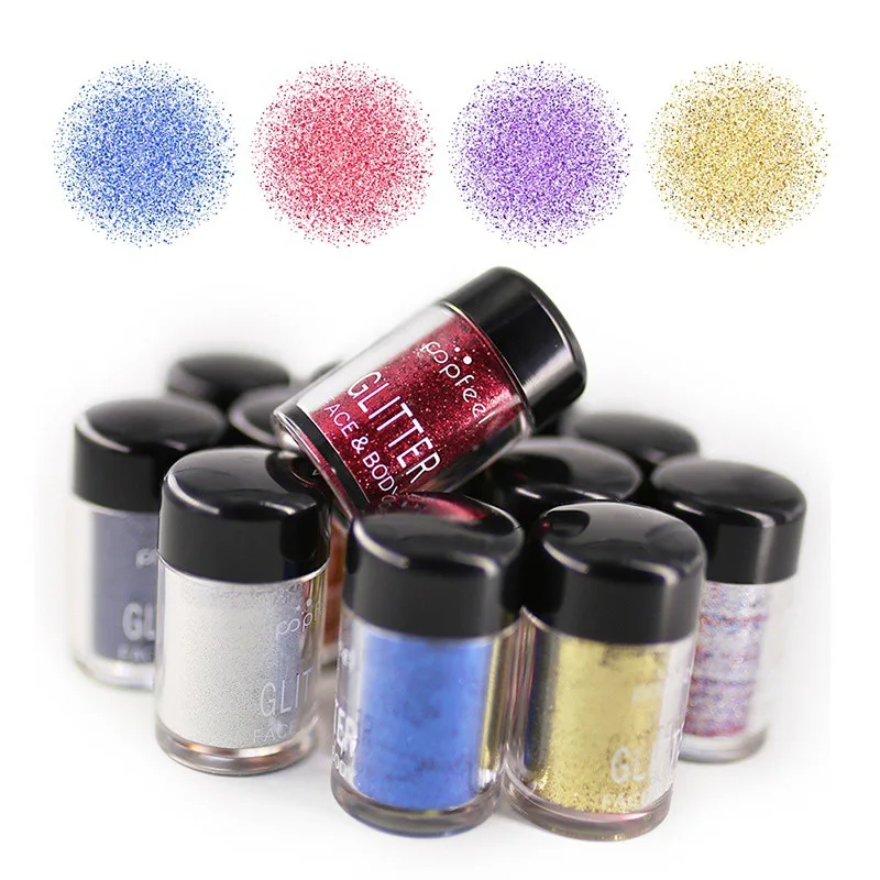 12 шт./компл. POPFEEL брендовые блестящие тени для век пигмент макияжа |