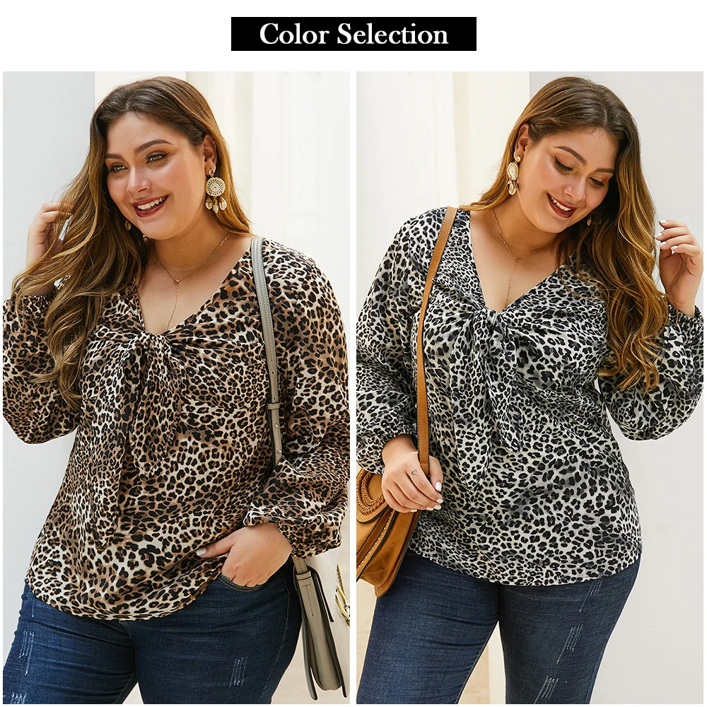 Весна 2020 размера плюс женская рубашка с длинным рукавом сексуальный v образный