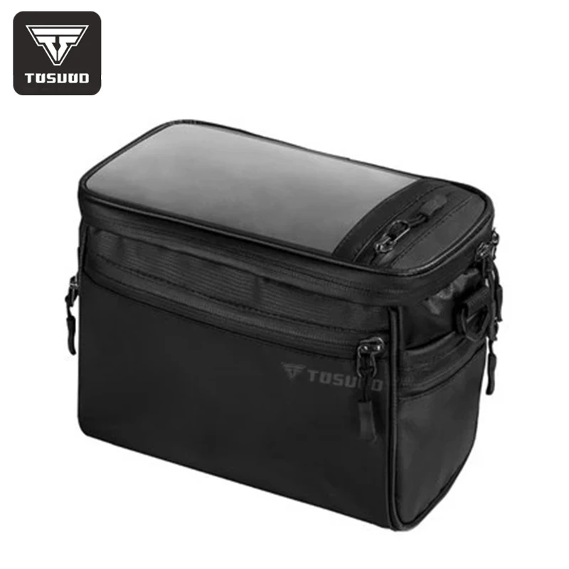 Сумка для велосипеда Tosuod водонепроницаемая вместительная на переднюю