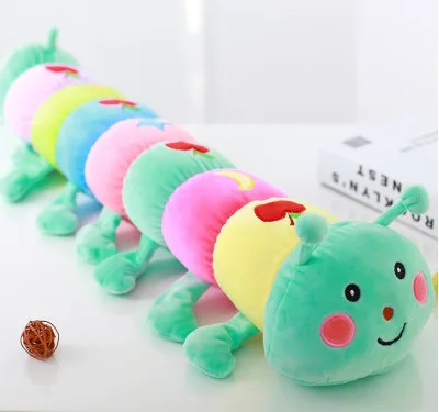 Игрушка плюшевая в виде гусеницы 50-190 см | Дом и сад