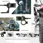 Быстрое зарядное устройство Usb для мотоцикла, аксессуары для мотоциклов, адаптер питания для автомобиля, зажигалка с предохранителем для мобильного телефона, фотоэлемент W1X1
