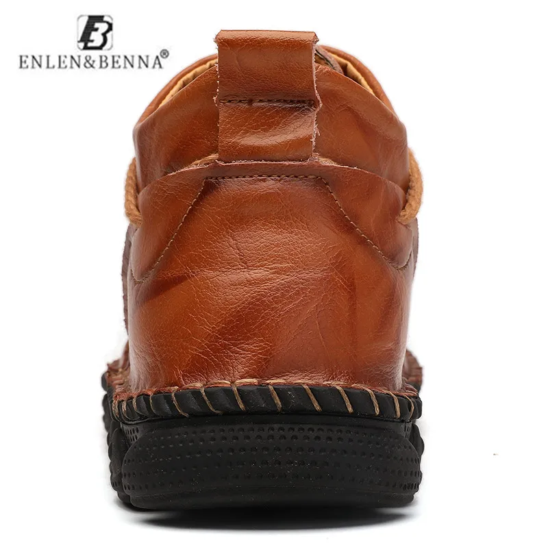 Лидер продаж Мужские туфли Кожаные Высокое качество Зимние Мокасины Мягкие