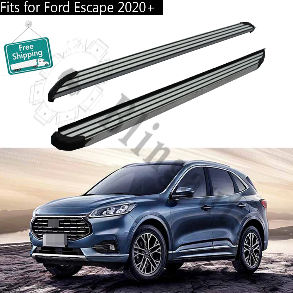 

Беговая доска подходит для F.ord Escape 2020 боковые ступени nerf бар педаль автомобиля боковые лестницы боковая планка 2 шт