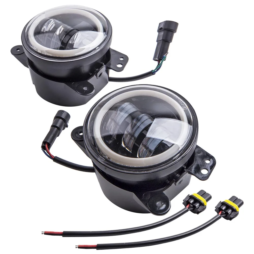 

4 "дюймов Пара светодиодный Противотуманные фары с ангельскими глазками переднего бампера лампы для Dodge Magnum 05 - 08