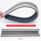 Бытовая уплотнительная лента для ДНА двери 95 см, гибкий защитный герметик, дверной стопор NOV99