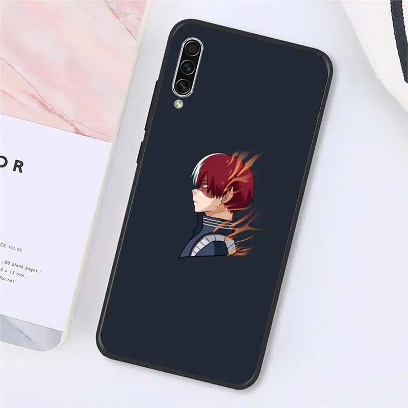 

Shoto Todoroki My Hero academia Phone Case For Samsung galaxy A S note 10 7 8 9 20 30 31 40 50 51 70 71 21 s ultra plus