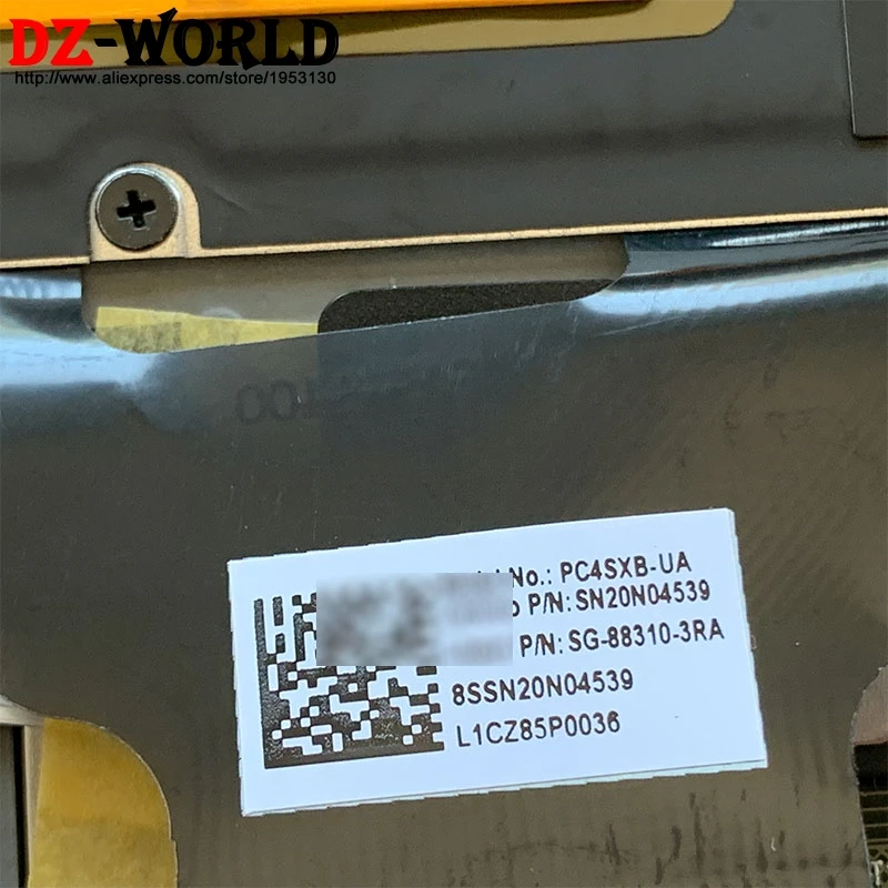 Русская клавиатура с подсветкой оболочкой крышкой для рук верхний чехол и тачпад