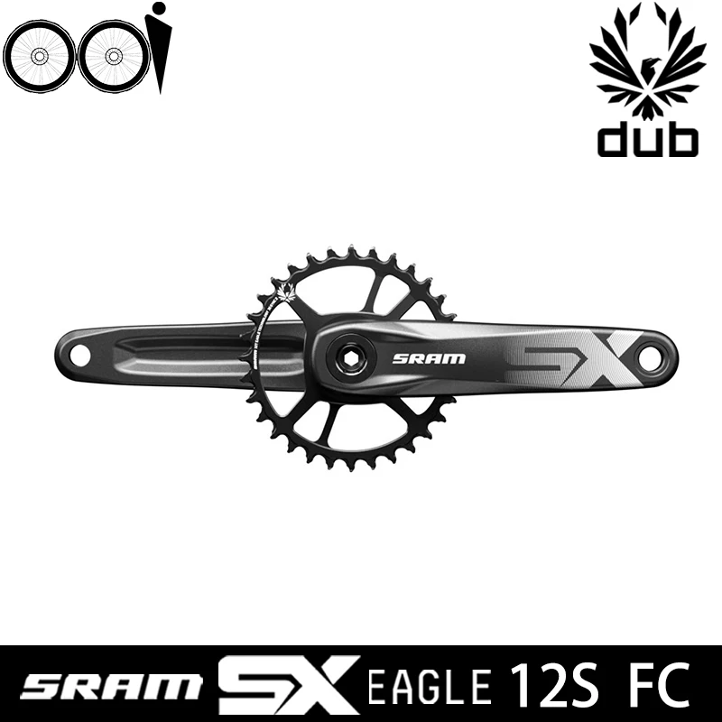 

2020 Новинка SRAM 12 Скоростей SX EAGLE DUB 34T 32T 30T стальная Звездочка 170 мм 175 мм горный велосипед кривошипная система