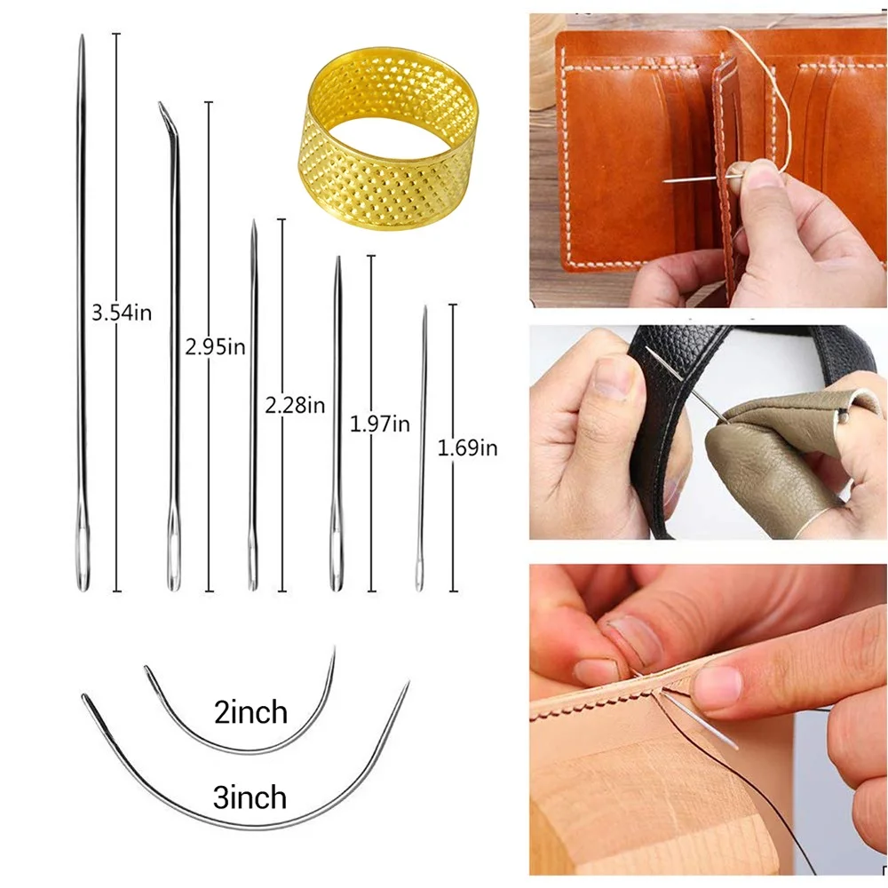 Набор инструментов для работы с кожей 16 шт. | Дом и сад