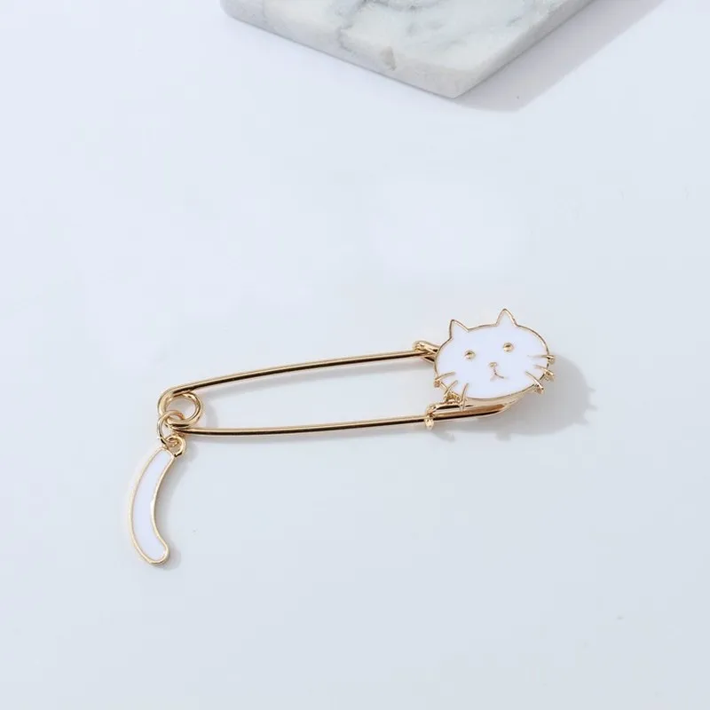 Новая модная индивидуальная прекрасная маленькая брошь в виде кошки с