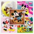 Алмазная 5D Вышивка с вышивкой, полноразмерная картина с вышивкой мультяшный Микки-пар, мозаика для домашнего декора