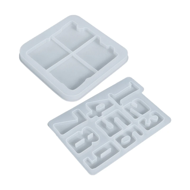

Crystal Epoxy Resin Mold Number Puzzle Casting Silicone Mould DIY Crafts Jewelry Making Tools