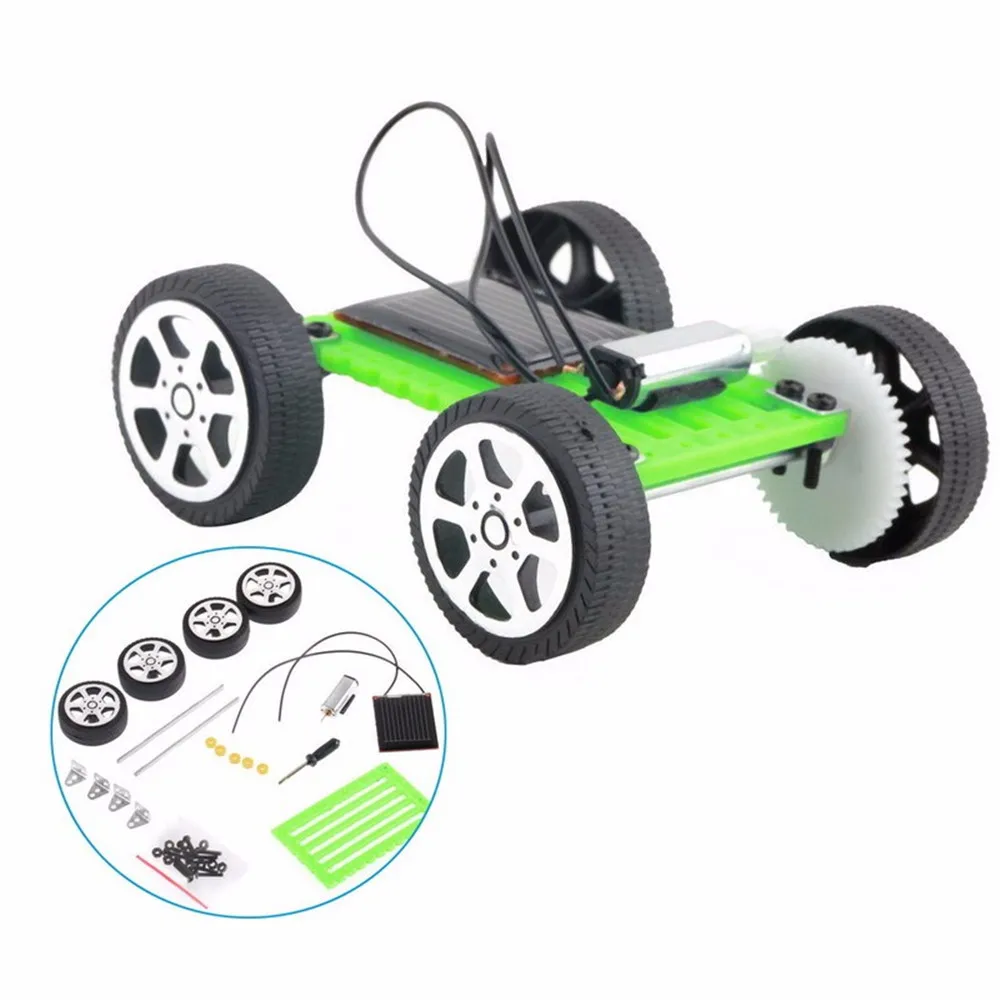 1 Set DIY Solar Powered Toy Car Kit Children Educational Gadget Hobby Funny Mini toys for children Boys speelgoed brinquedo |