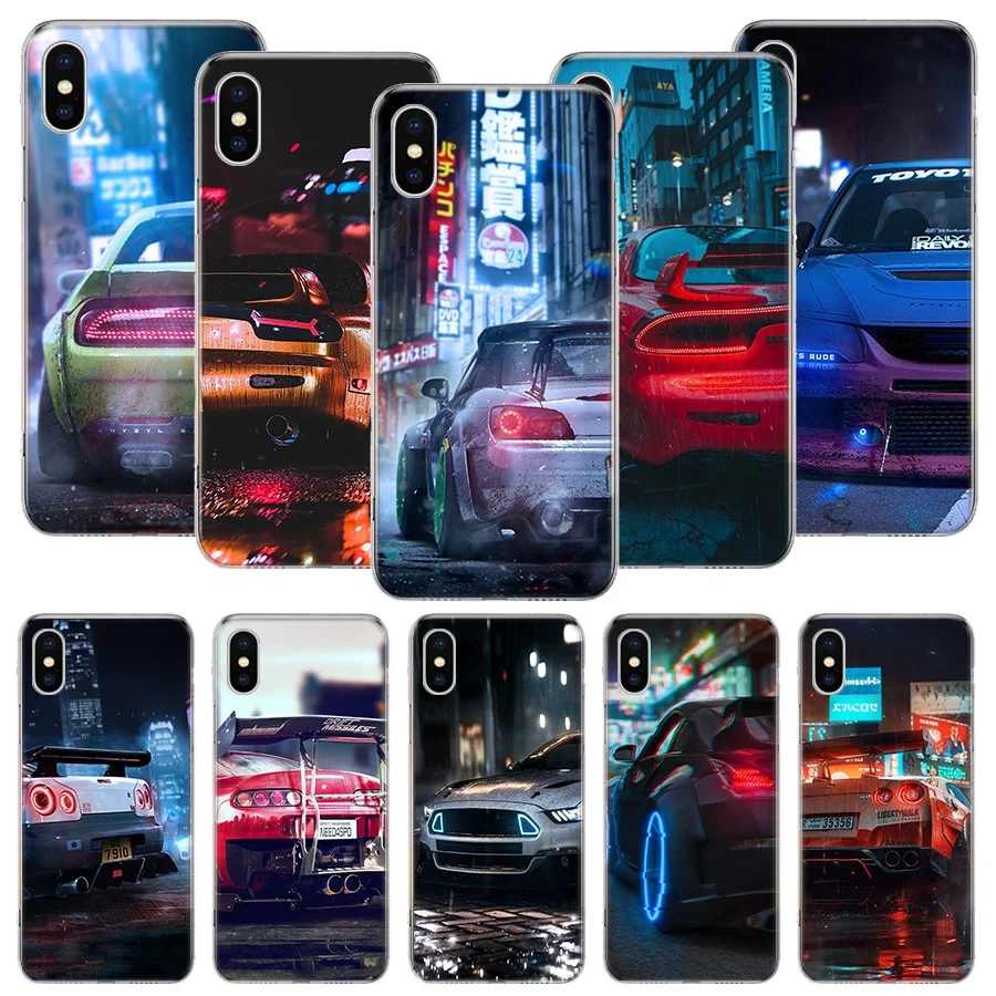 Спортивный автомобиль Дрифт JDM Япония телефонный чехол для iPhone 11 12 Pro XS XR X Max 7 8 6 6S