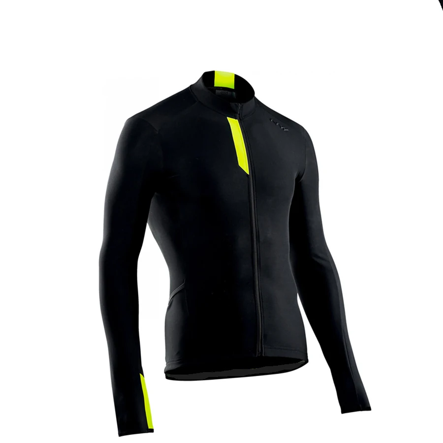 Зимняя термо флисовая 2019 Мужская NW длинный рукав Велоспорт Джерси Спортивная