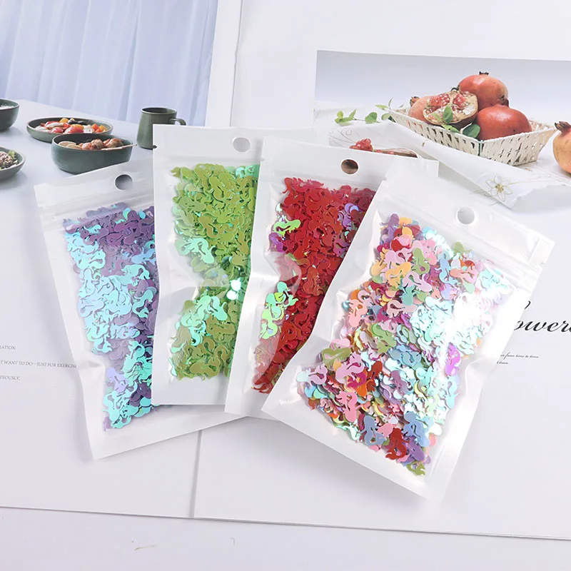 10G/600pcs/Pack Colorful Mermaid Shape Sequins PVC Paillettes Wedding Sewing Craft Garments Bags DIY Lentejuelas Accessories | Дом и сад