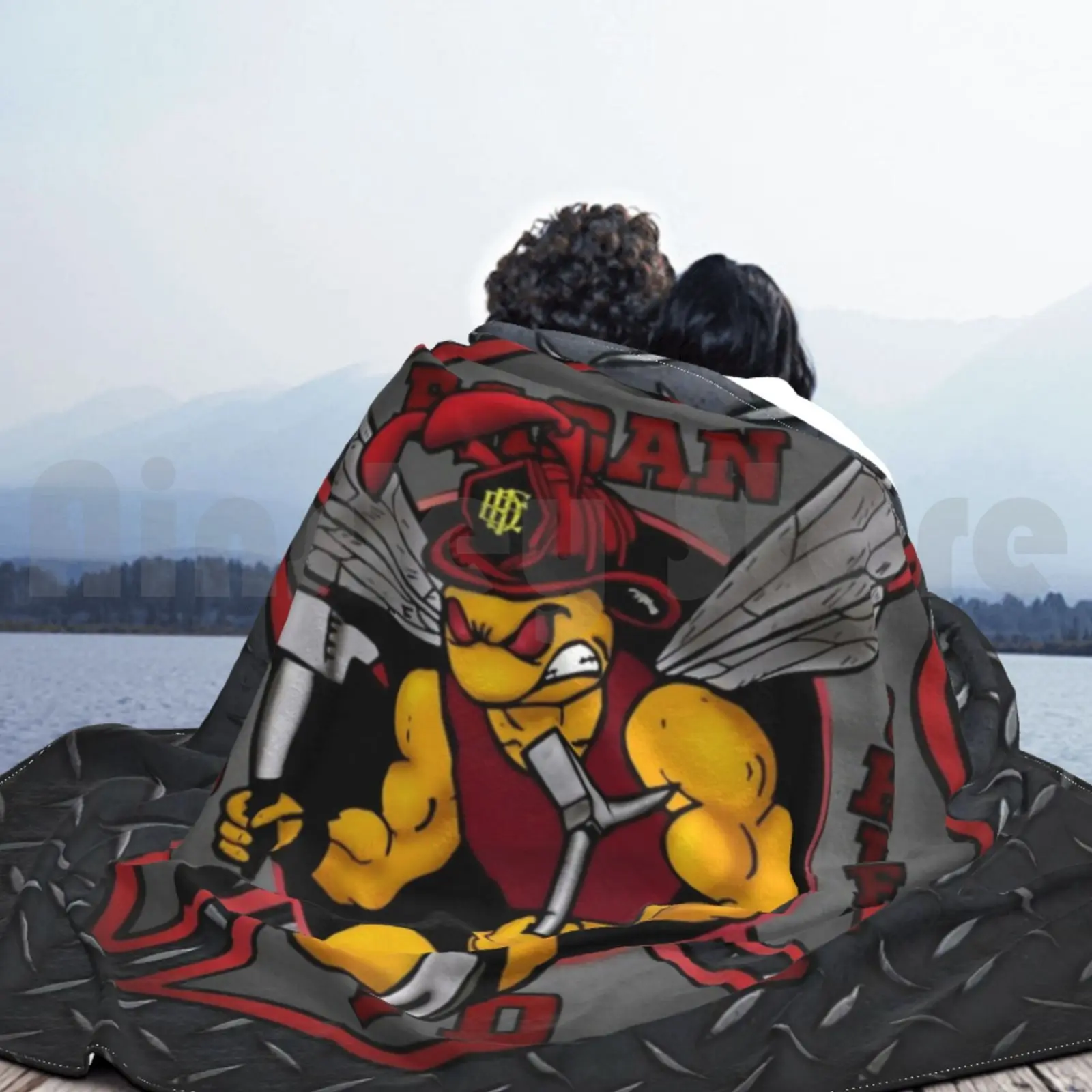 Повседневное одеяло Efd B Shift для дивана кровати путешествий пожарного Eagan