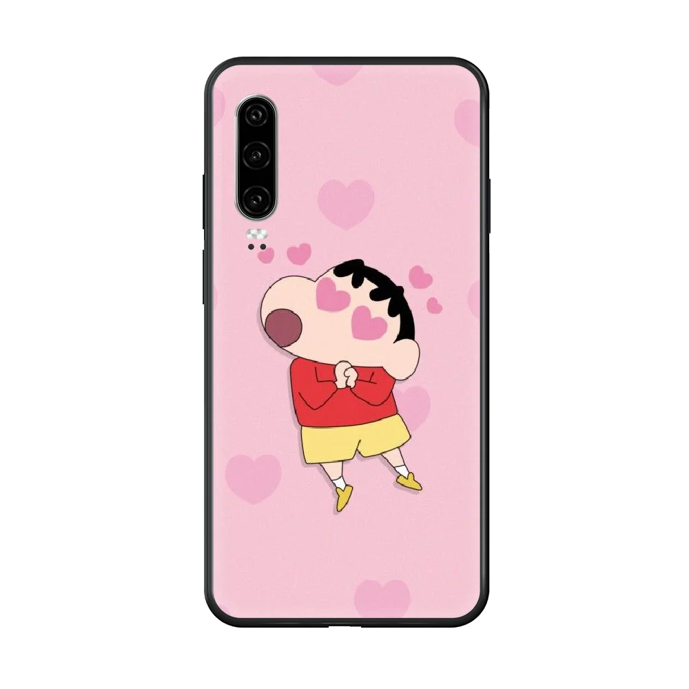 

Classic Anime Crayon Shin-chan Phone case For Huawei P 30 10 20 40 Lite Smart Z Pro 2019 black shell fashion cover tpu