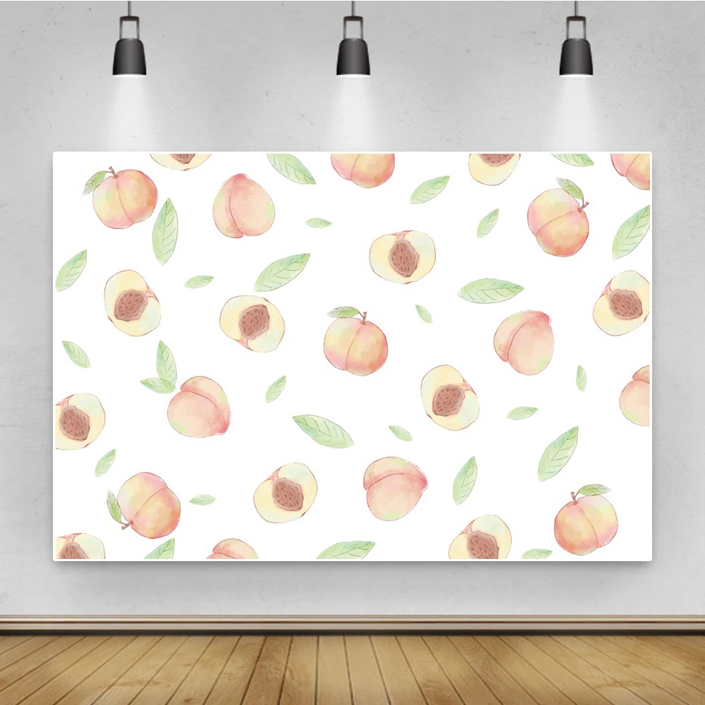 

Laeacco персиковый лист дети портрет новорожденные фотографии фоны день рождения фоны Baby Shower фотозона для фото студии реквизит