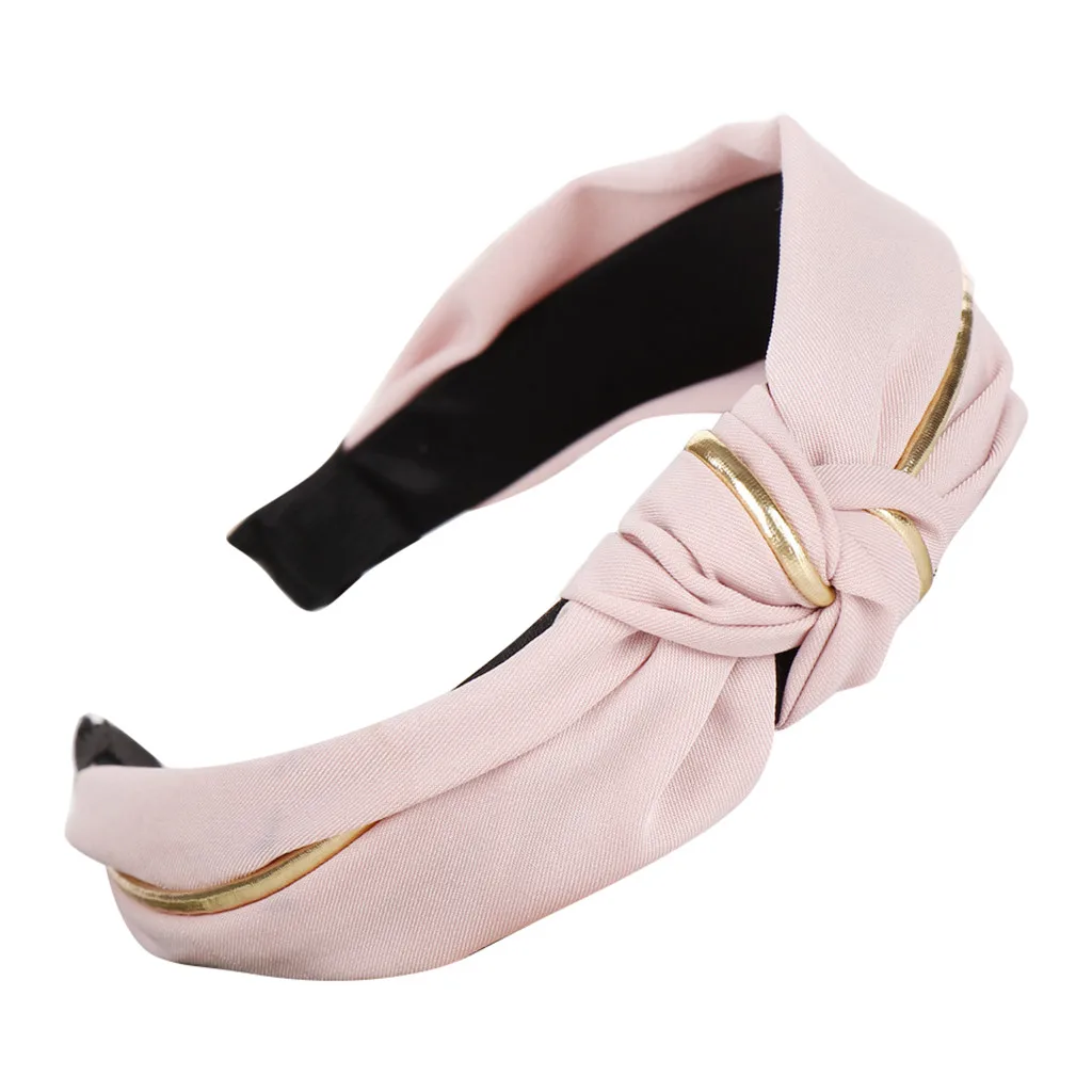 Ободок для волос женский с бантом ширина в повседневном стиле простое милое