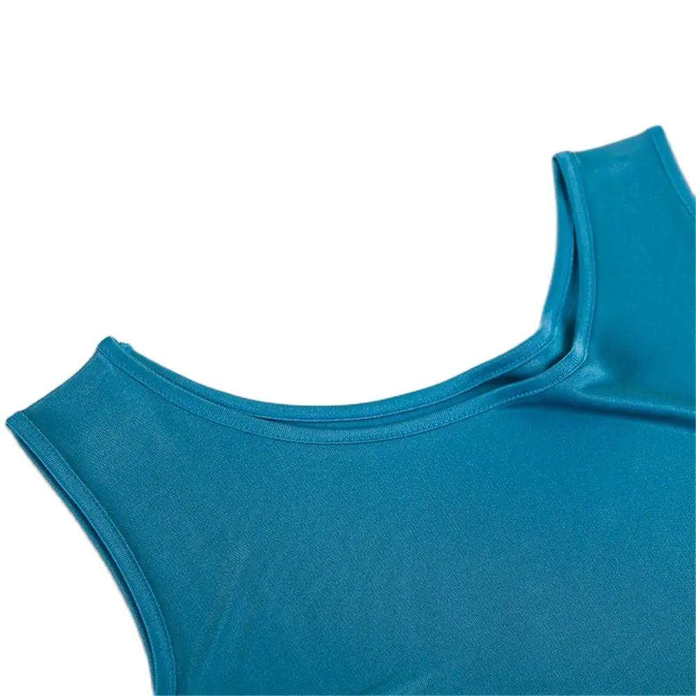 Женский жилет из 100% шелка Женская майка летняя свободная шелковая рубашка без