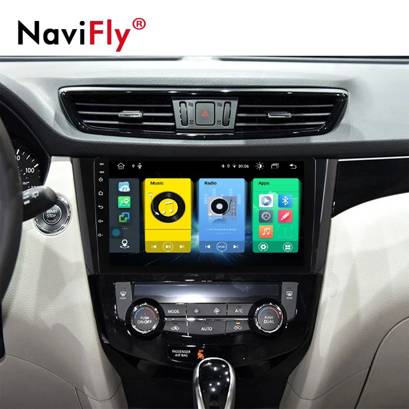 Автомобильная Мультимедийная навигация Android 10 Авторадио плеер для Nissan Qashqai J11 T31 J10