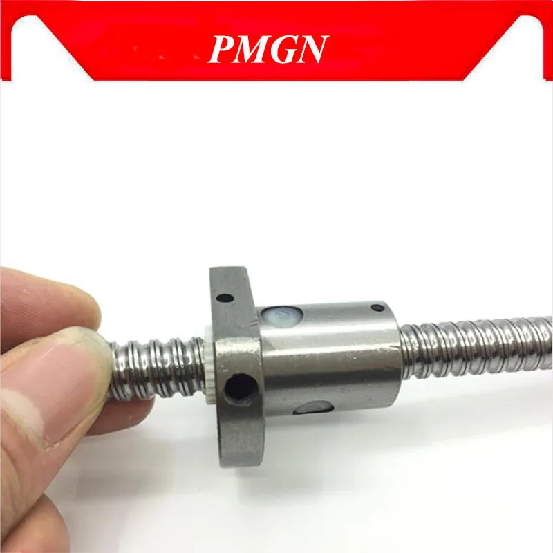 

High quality 16mm 1605 Ball Screw Rolled C7 Ballscrew SFU1605 350mm with one 1605 Flange Single Ball Nut for CNC Parts No Ends