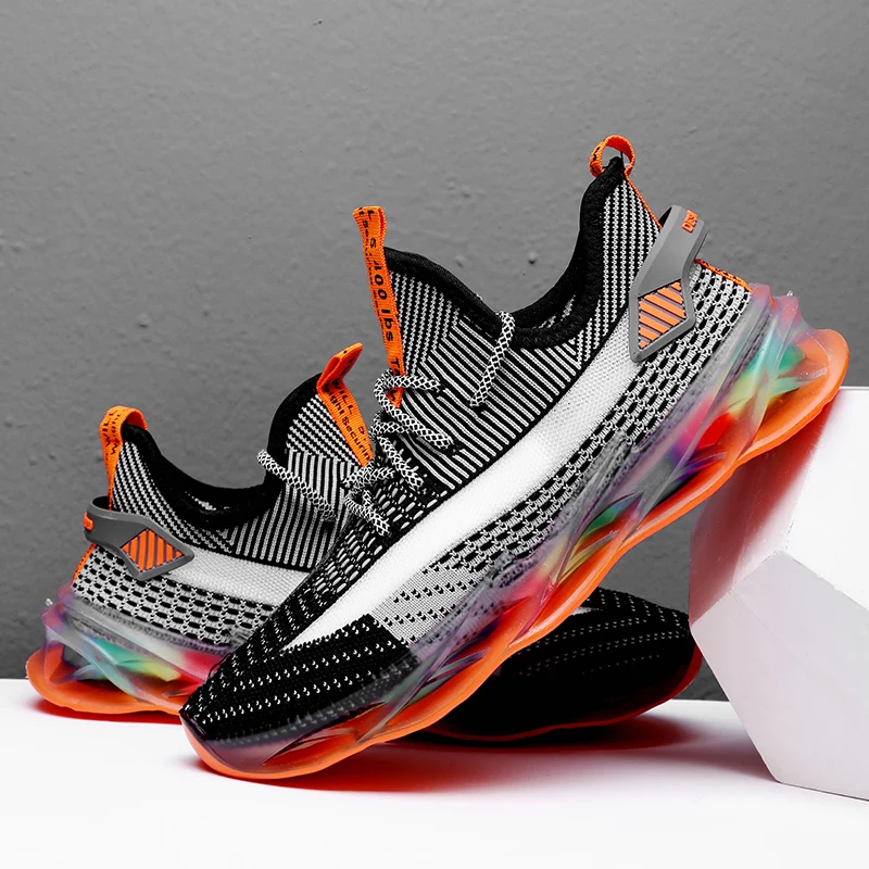 Амортизирующая мужская спортивная обувь кроссовки для бега Мужская Атлетика