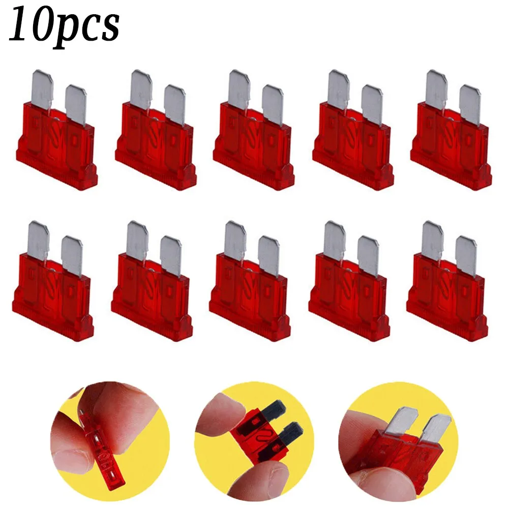 10Pcs 10AMP Blade Fuse Standard Red 10A Flat Fuse (medium 10A) Used In The Fuse Systems Of The Automotive Electrics
10Pcs 10AMP Blade Fuse Standard Red 10A Flat Fuse (medium 10A) Used In The Fuse Systems Of The Automotive Electrics