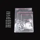 100 шт., прозрачные пластиковые пакеты для витрин целлофана