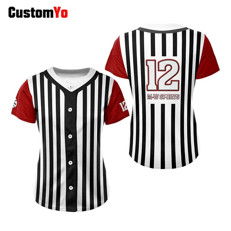 Горячая Распродажа Custom Sublimated 100% полиэстер Спортивная бейсбольная Футболка