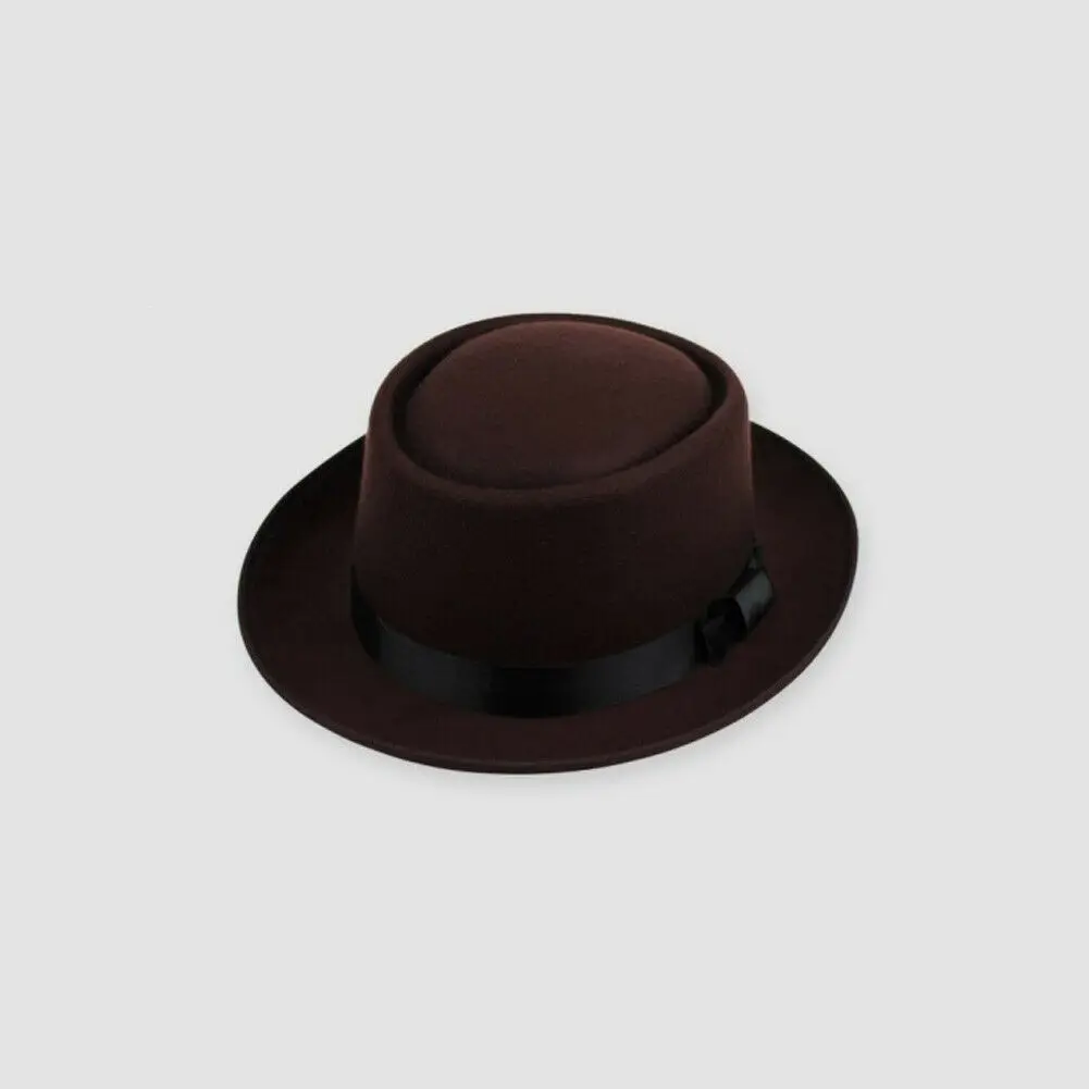 Для мужчин женщин пирог свининые шляпы Панамы Fedora Шляпа Кепки шляпа с широкими